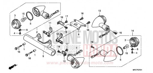 CLIGNOTANT (VT750C2B) VT750C2BA de 2010